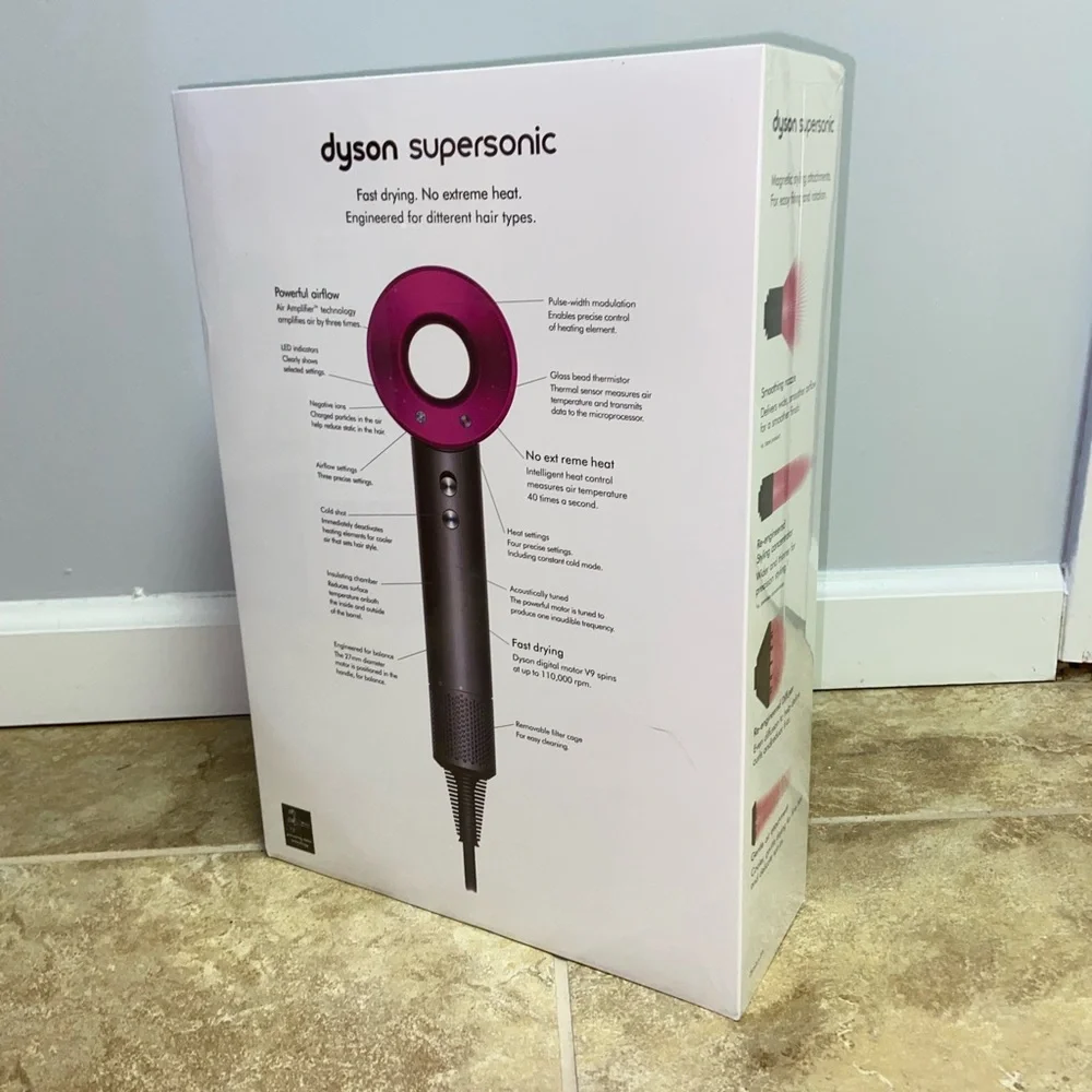 SEALED New Dyson Supersonic Hair Dryer Pink - Picture 2 of 4